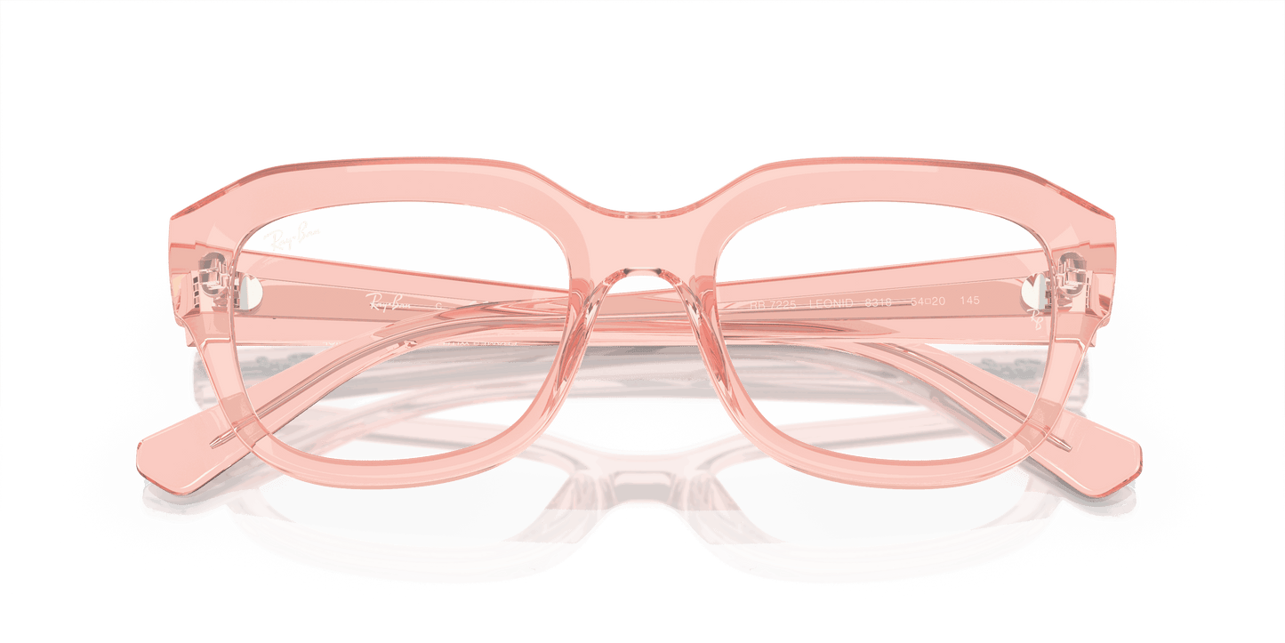 [Demo Lens Lenses, Polished Transparent Pink Frame]
