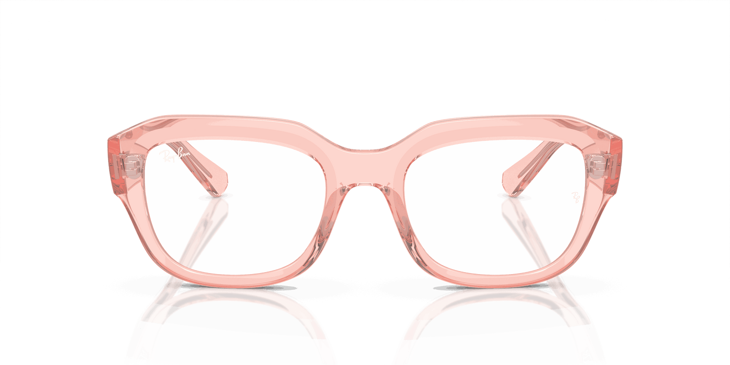 [Demo Lens Lenses, Polished Transparent Pink Frame]