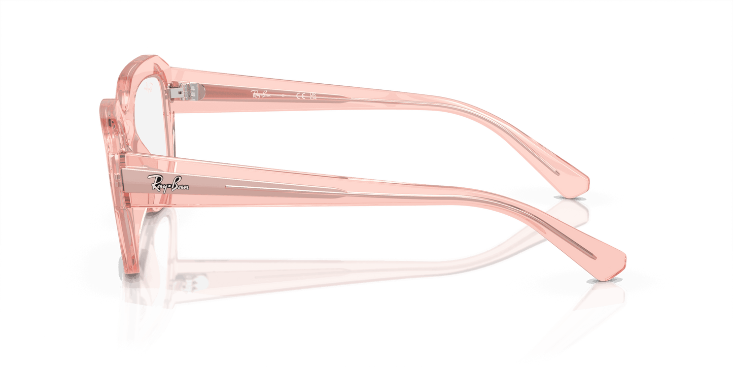 [Demo Lens Lenses, Polished Transparent Pink Frame]