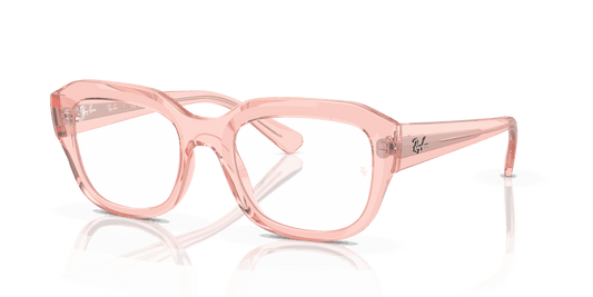 [Demo Lens Lenses, Polished Transparent Pink Frame]
