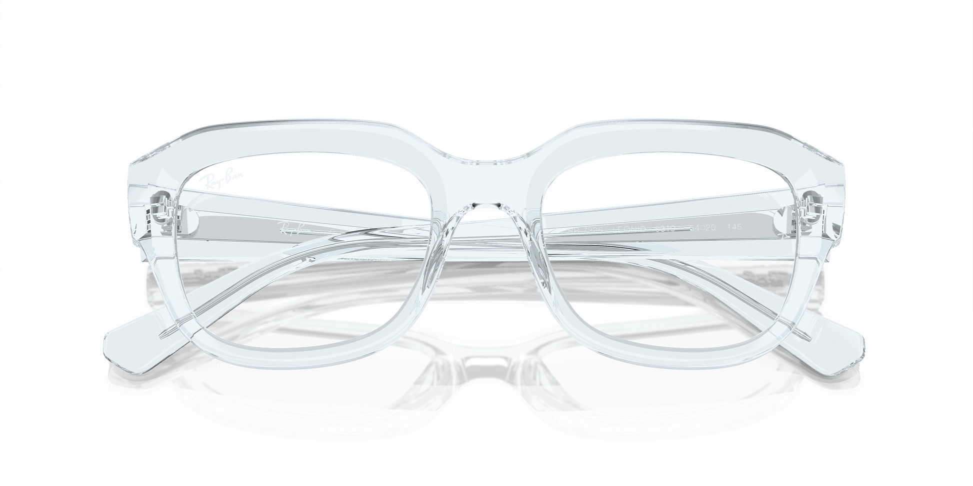 [Clear Lenses, Polished Transparent Light Blue Frame]