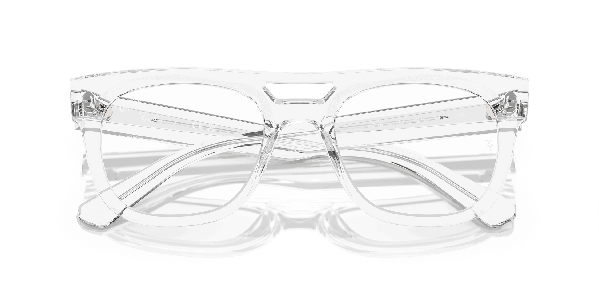 [Demo Lens Lenses, Polished Transparent Frame]