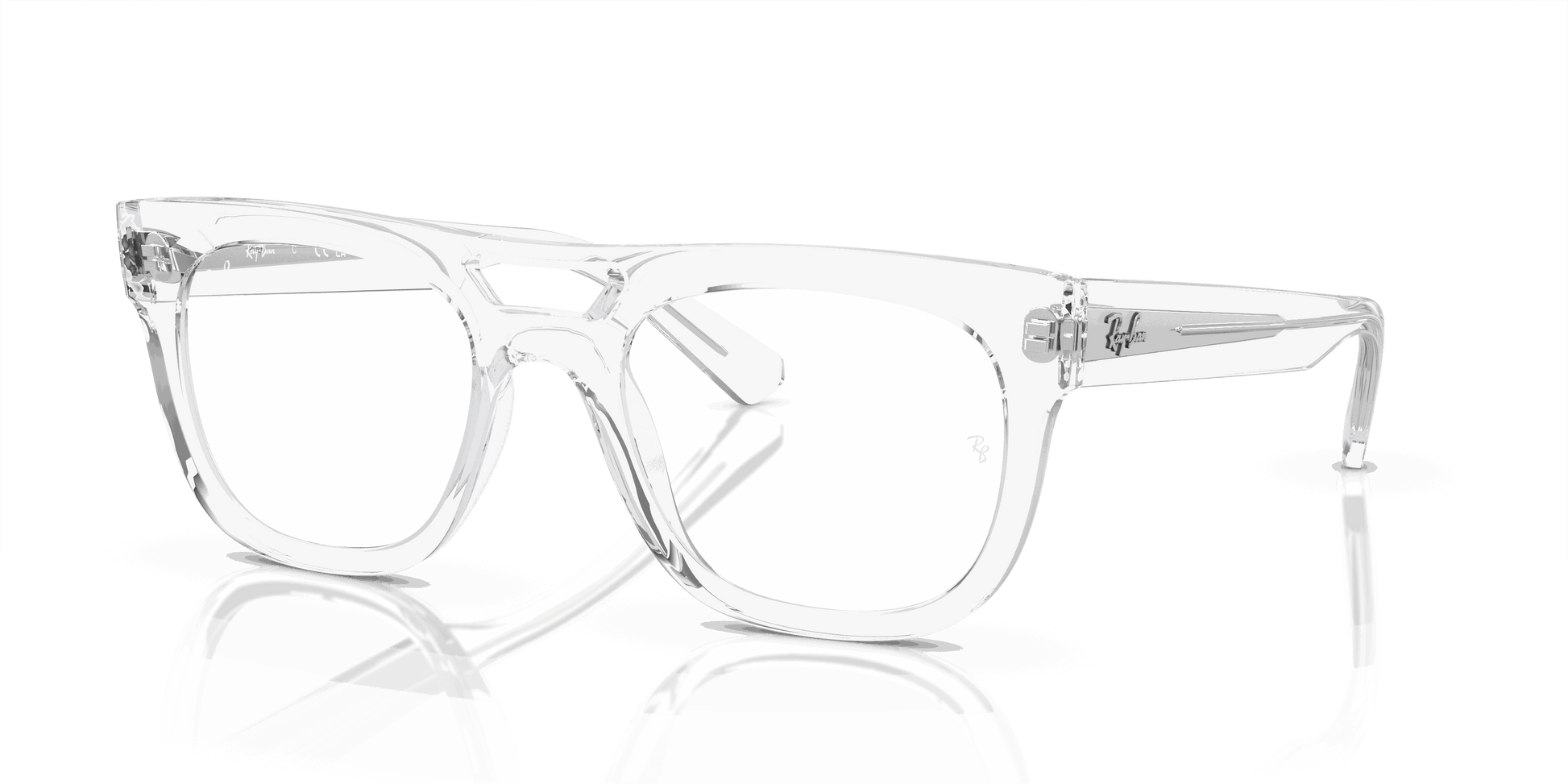 [Demo Lens Lenses, Polished Transparent Frame]