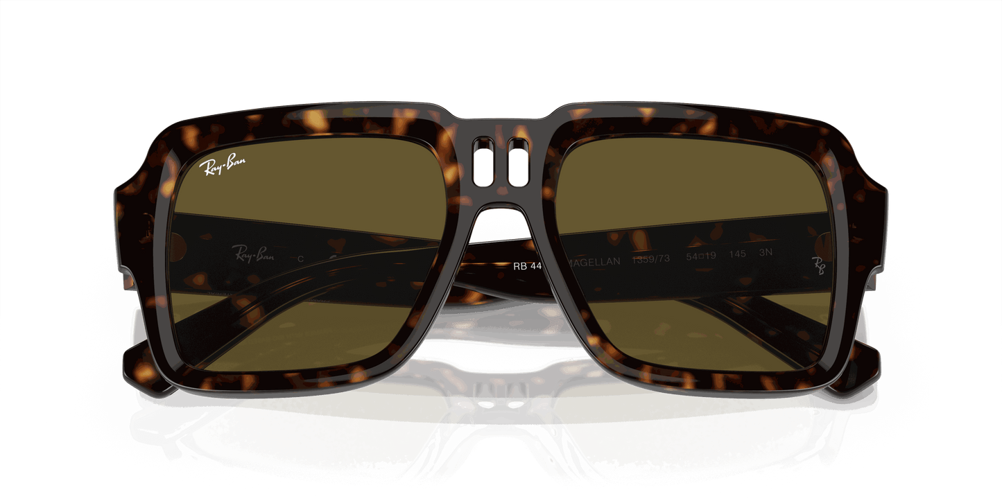 [Dark Brown Lenses, Polished Havana Frame]