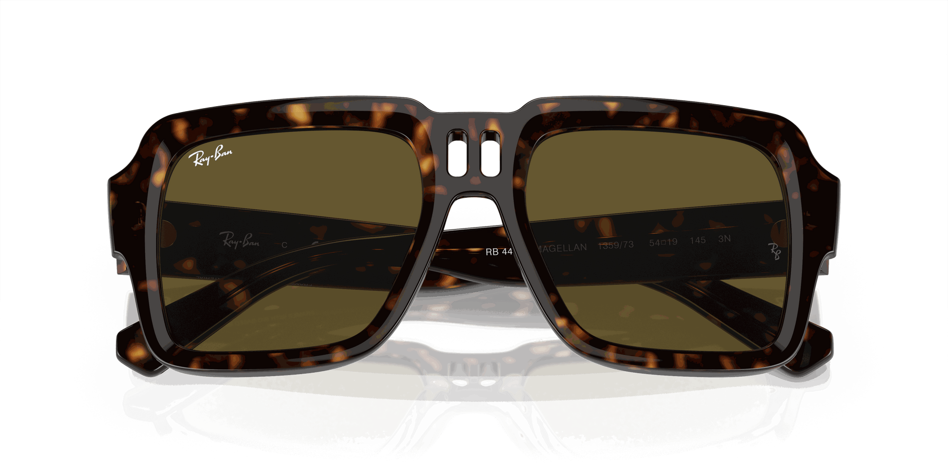 [Dark Brown Lenses, Polished Havana Frame]