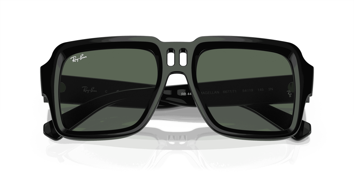 [Dark Green Lenses, Polished Black Frame]