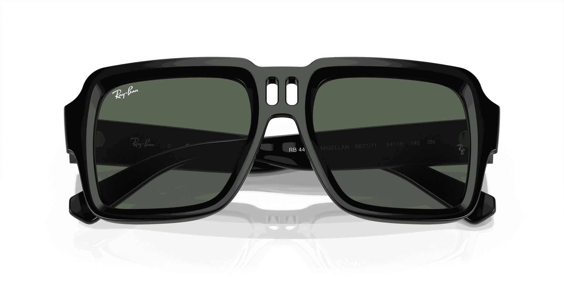 [Dark Green Lenses, Polished Black Frame]