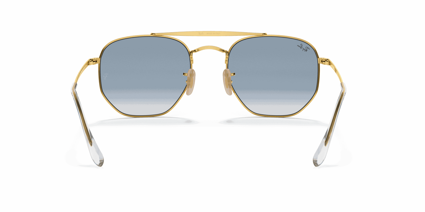 [Light Blue Lenses, Polished Arista Gold Frame]