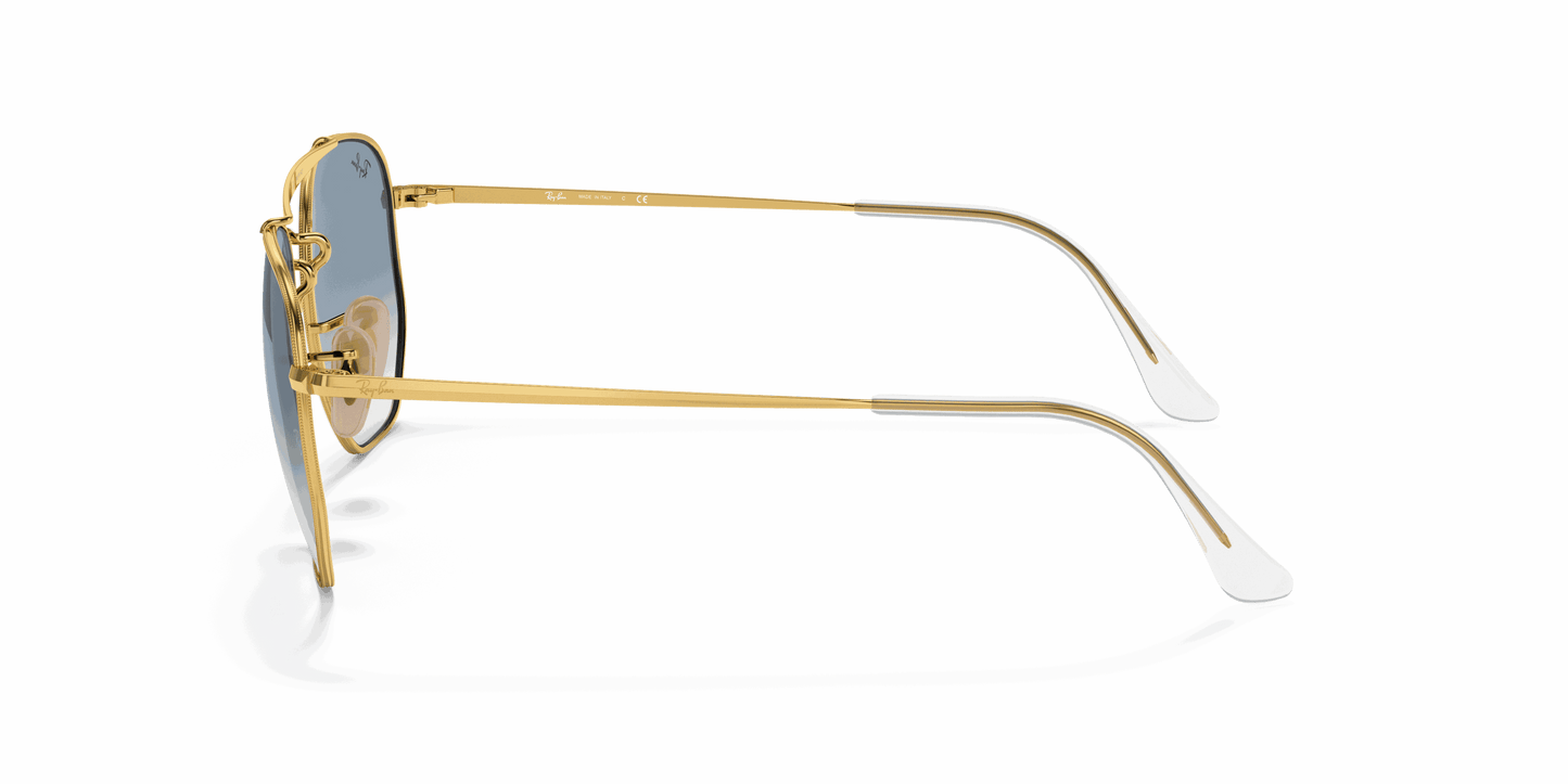 [Light Blue Lenses, Polished Arista Gold Frame]