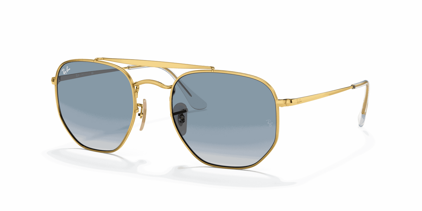[Light Blue Lenses, Polished Arista Gold Frame]