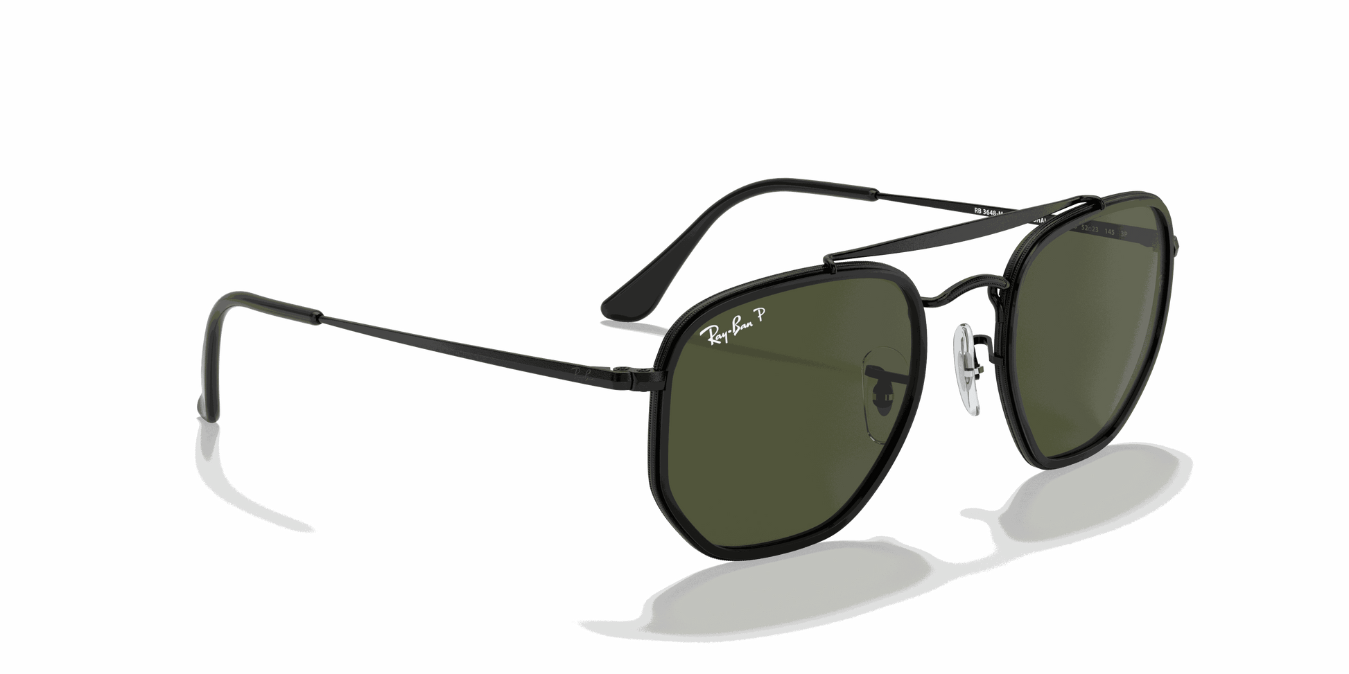 [G-15 Green Lenses, Polished Black Frame]