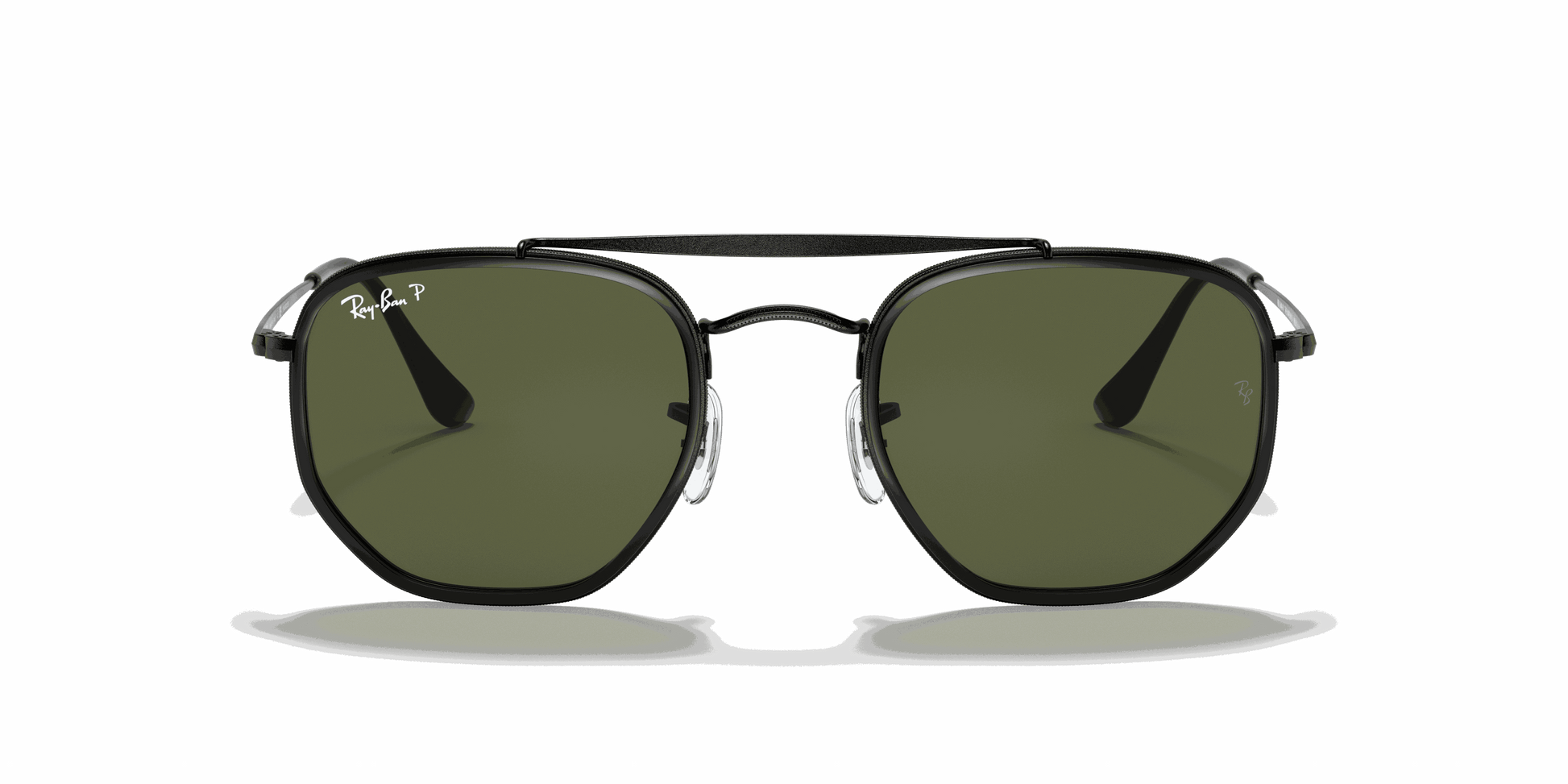[G-15 Green Lenses, Polished Black Frame]