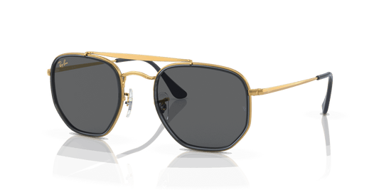 [Dark Grey Lenses, Polished Gold Frame]