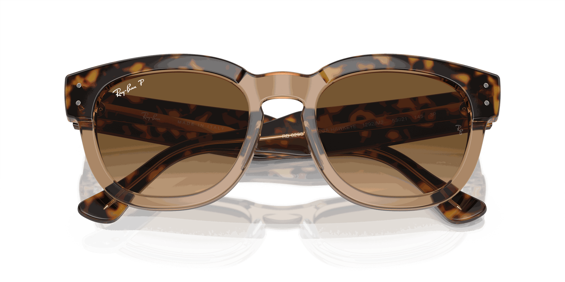 [Brown Lenses, Polished Havana On Transparent Brown Frame]