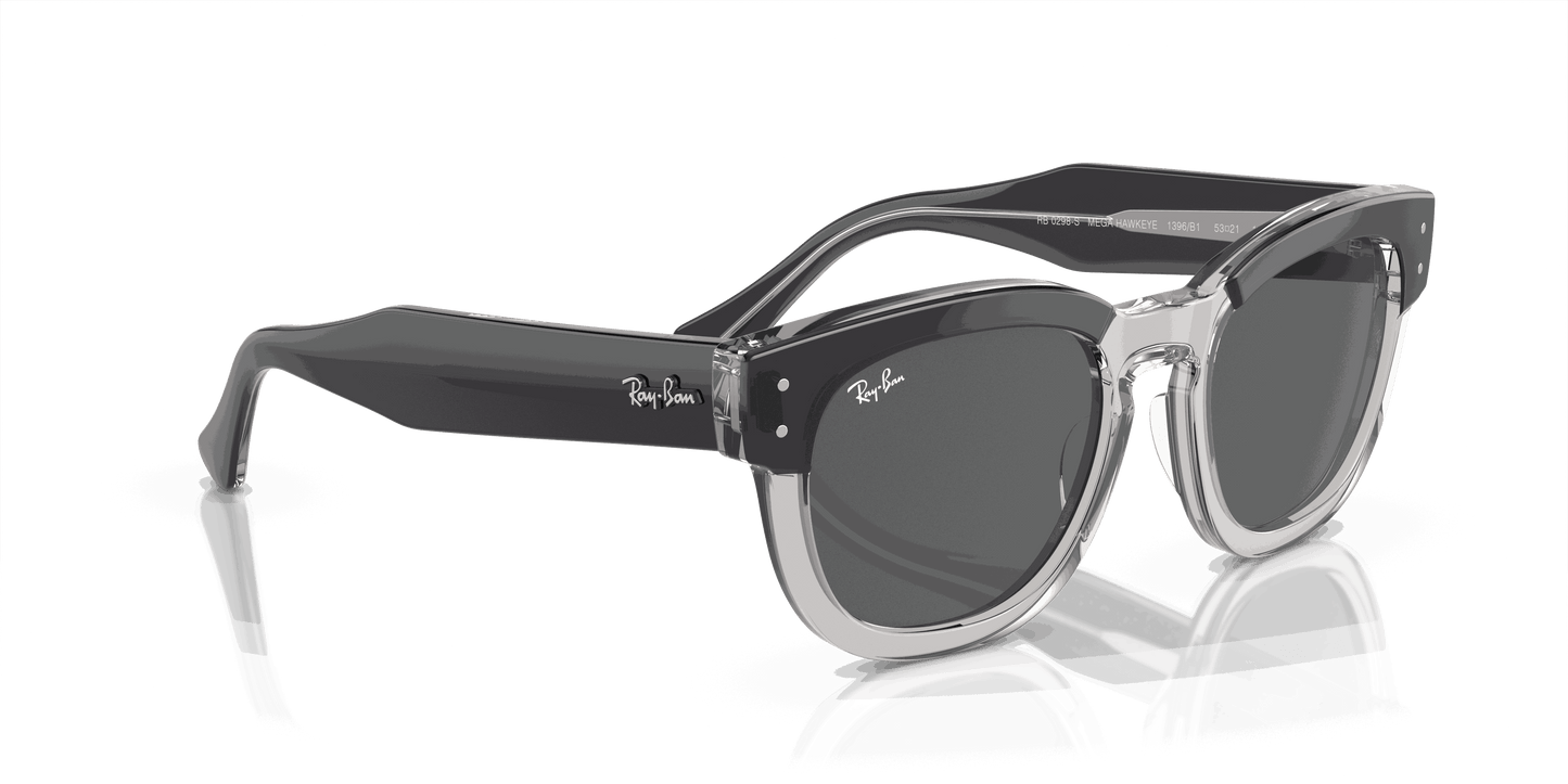 [Dark Grey Lenses, Polished Dark Grey On Transparent Grey Frame]