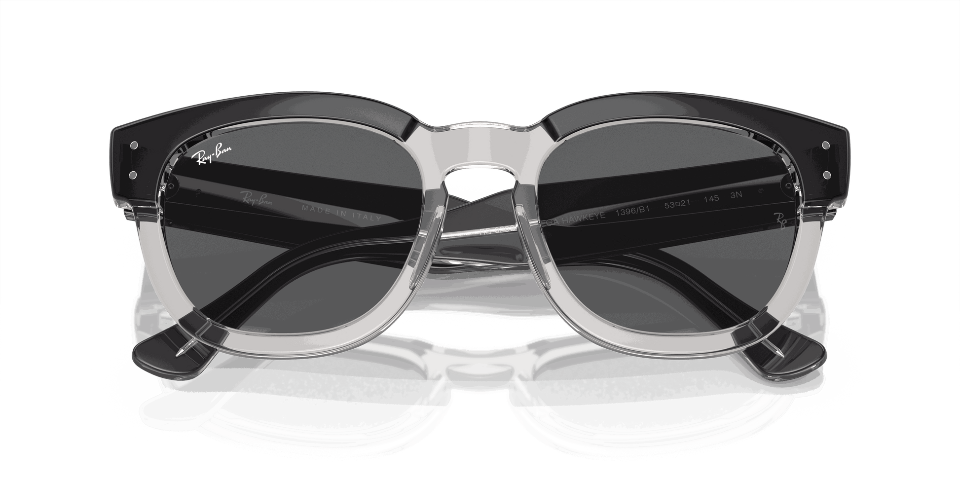 [Dark Grey Lenses, Polished Dark Grey On Transparent Grey Frame]