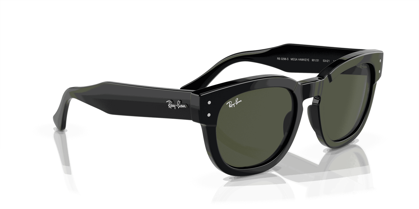 [Green Lenses, Polished Black Frame]