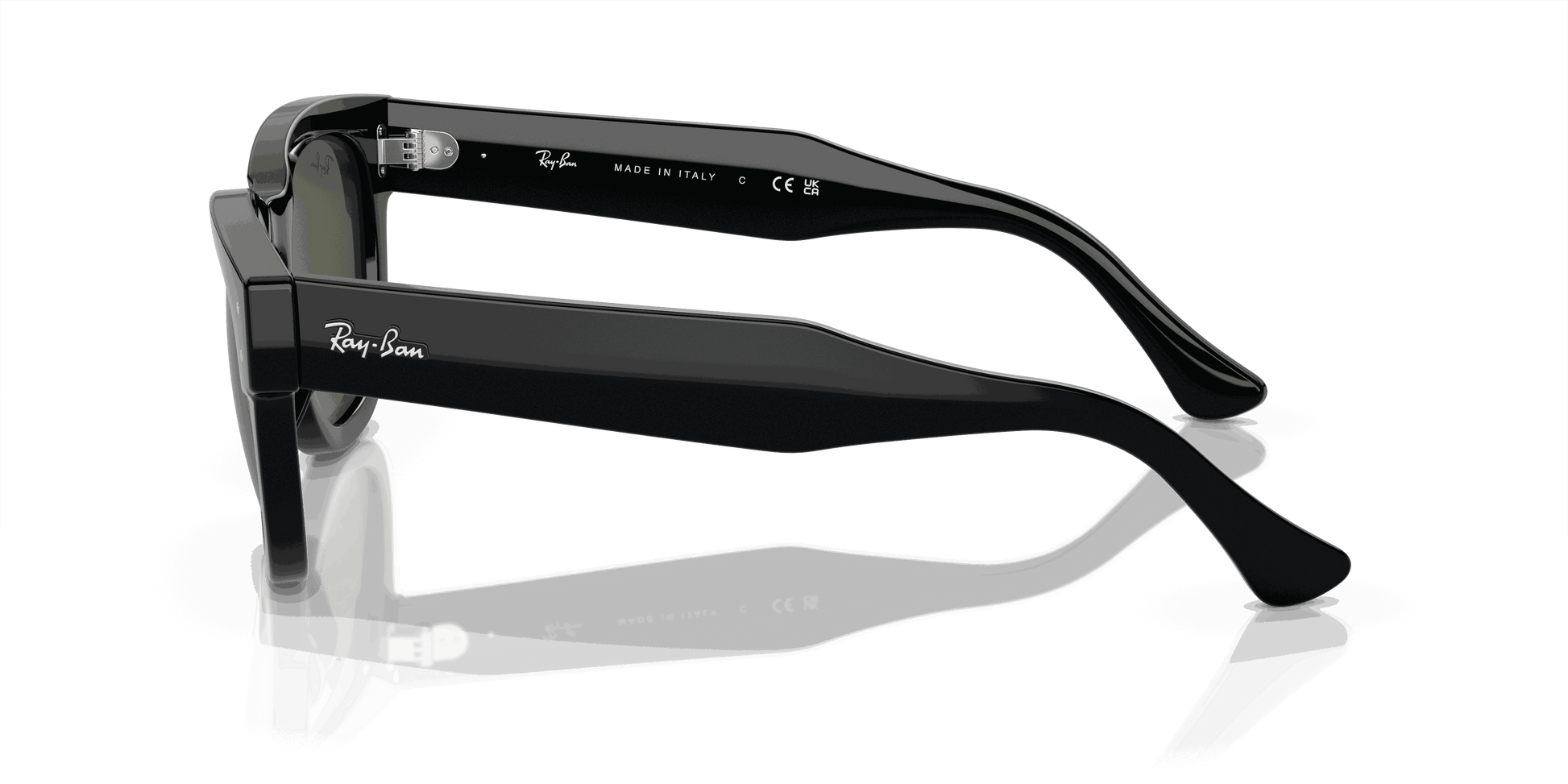 [Green Lenses, Polished Black Frame]