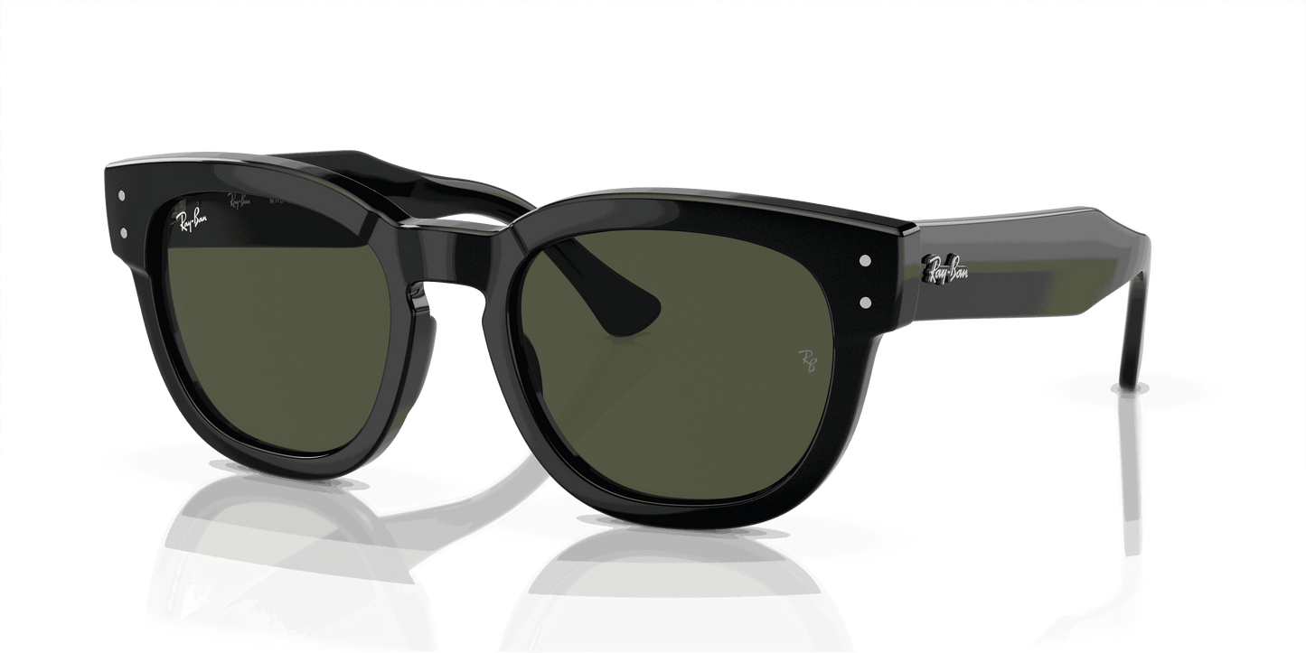 [Green Lenses, Polished Black Frame]