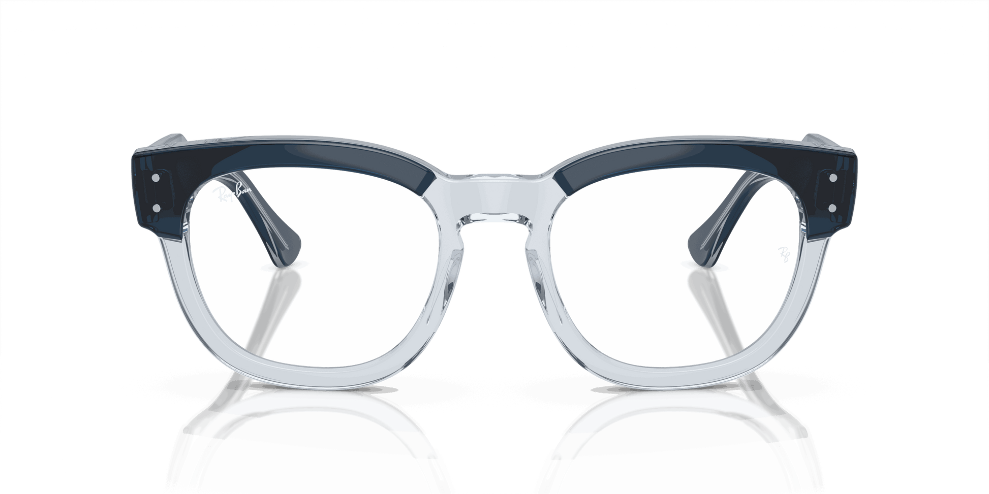 [Demo Lens Lenses, Polished Blue On Transparent Blue Frame]
