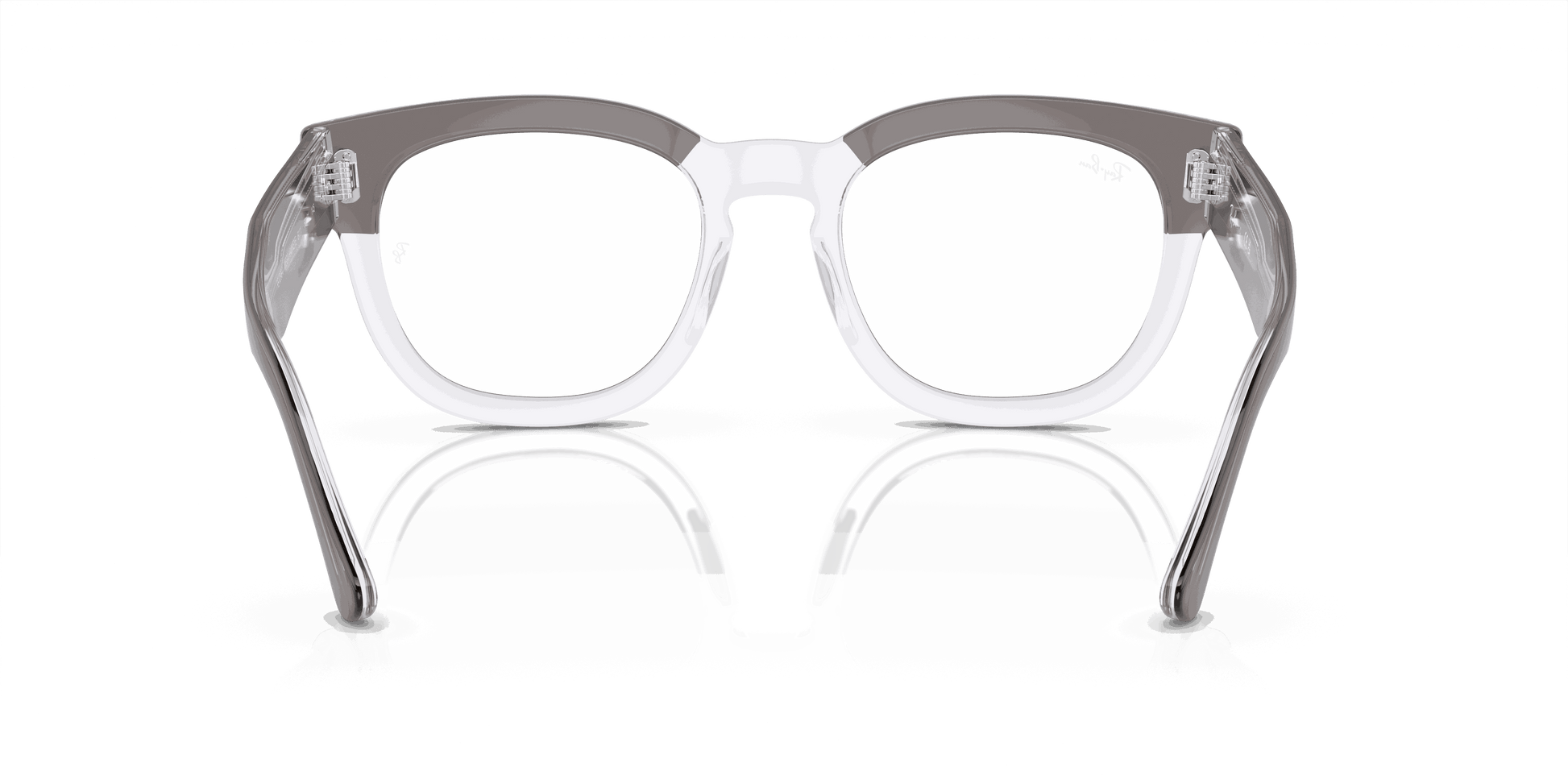 [Clear Lenses, Polished Grey On Transparent Frame]