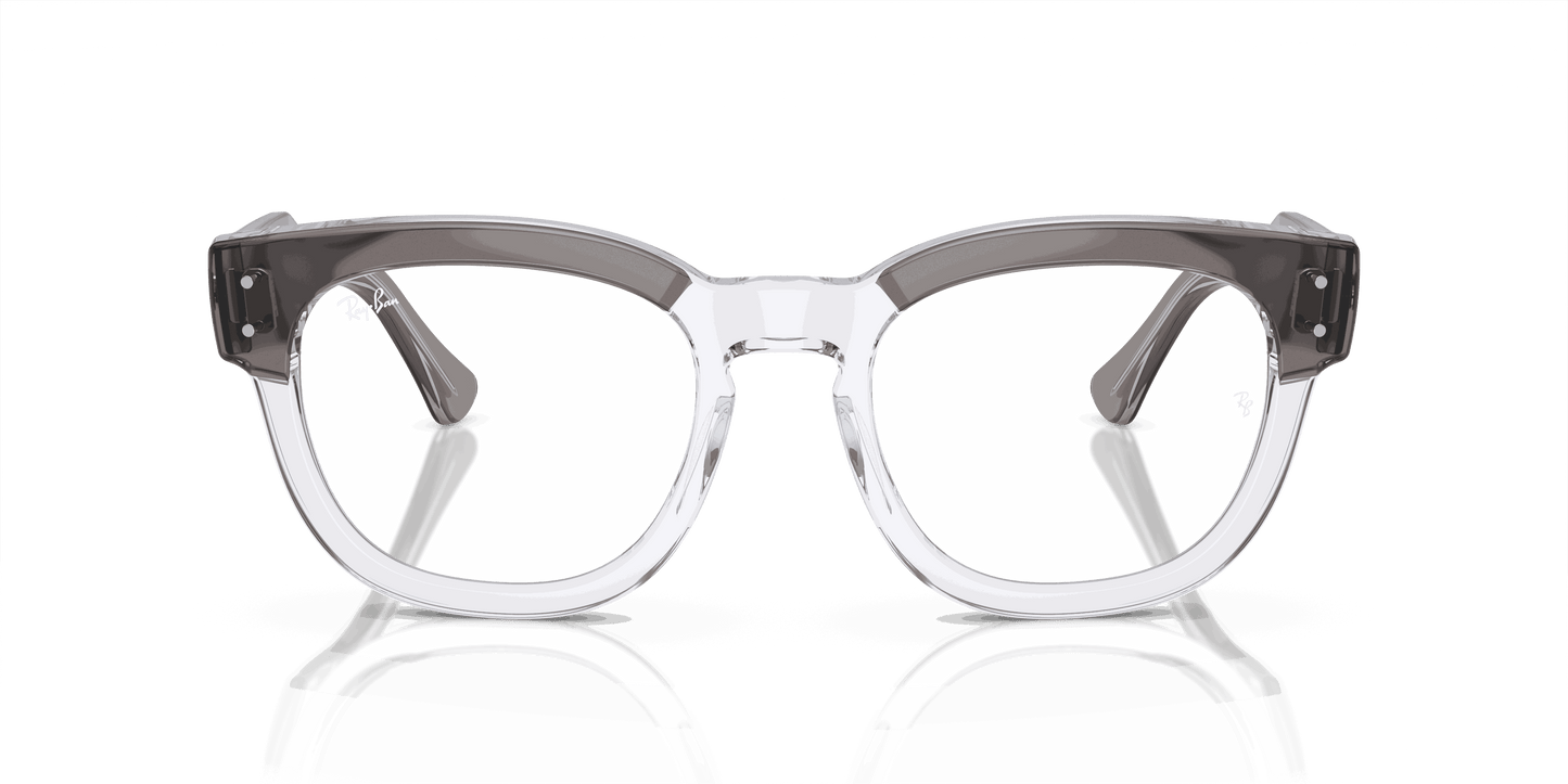 [Clear Lenses, Polished Grey On Transparent Frame]