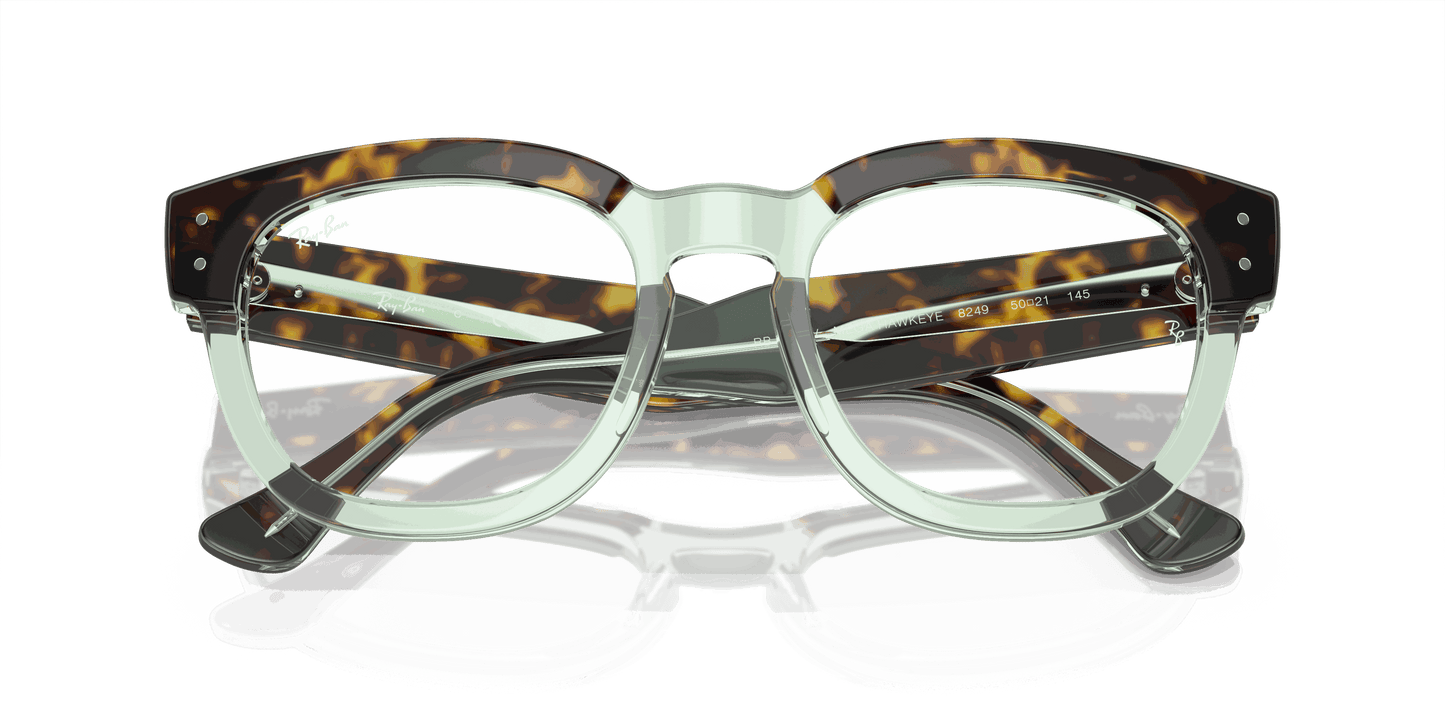 [Demo Lens Lenses, Polished Havana On Transparent Green Frame]