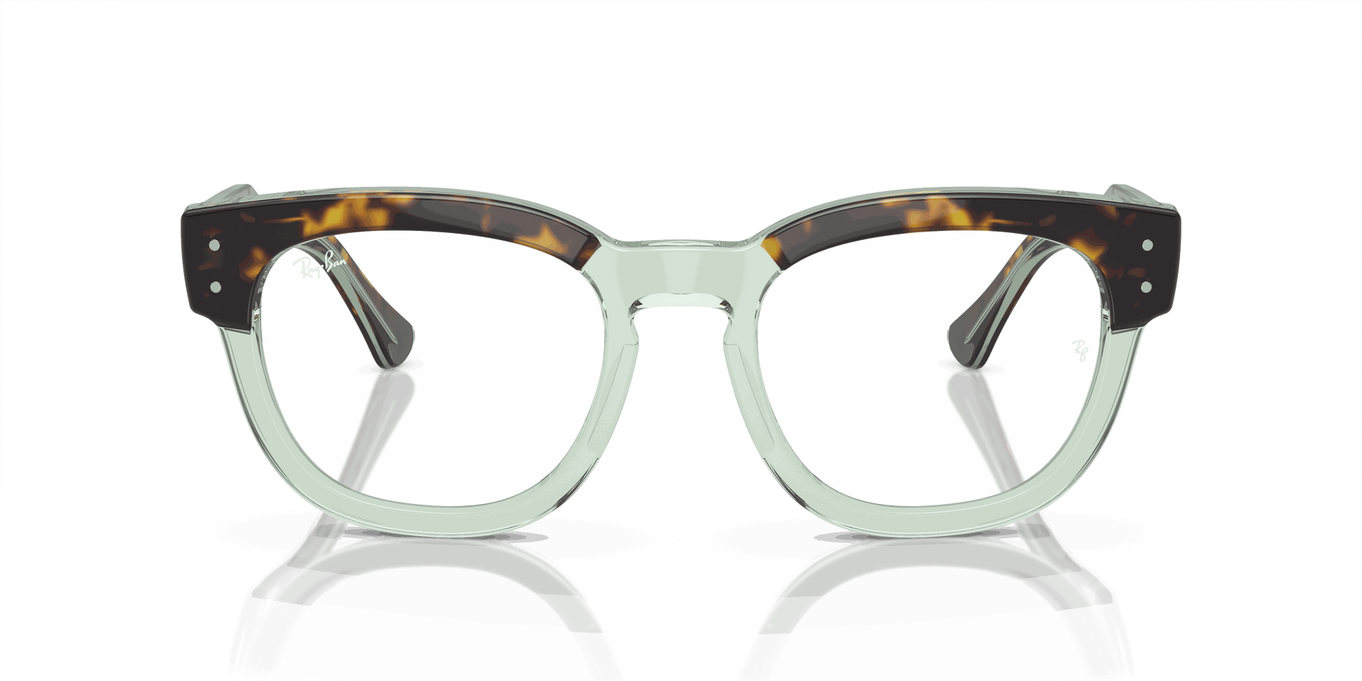[Demo Lens Lenses, Polished Havana On Transparent Green Frame]