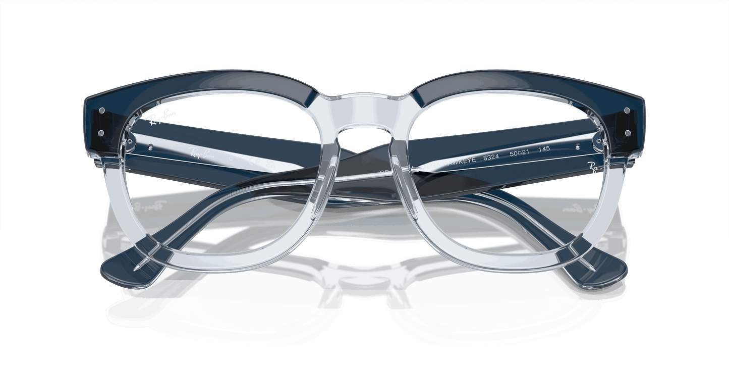 [Clear Lenses, Polished Blue On Transparent Blue Frame]