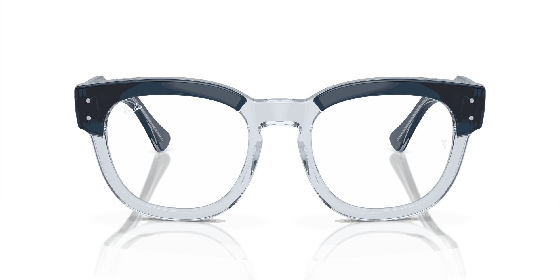 [Clear Lenses, Polished Blue On Transparent Blue Frame]