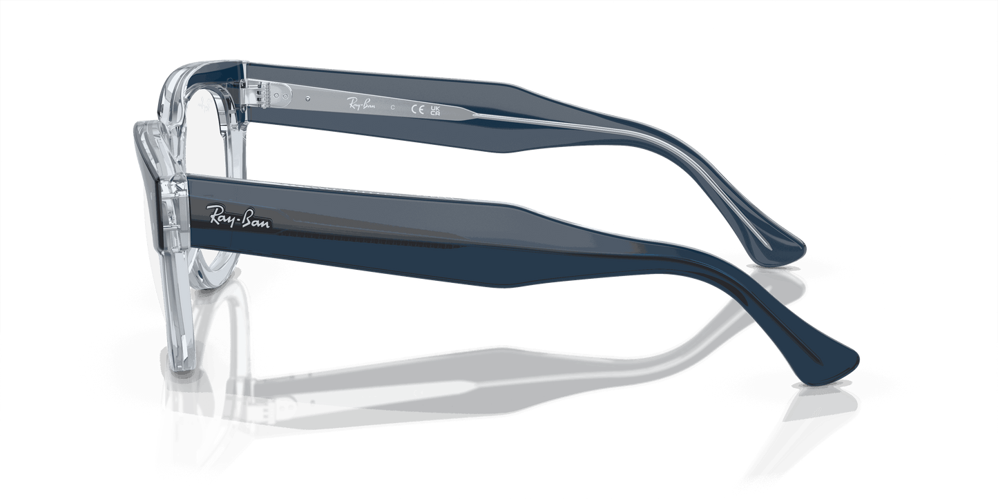 [Clear Lenses, Polished Blue On Transparent Blue Frame]