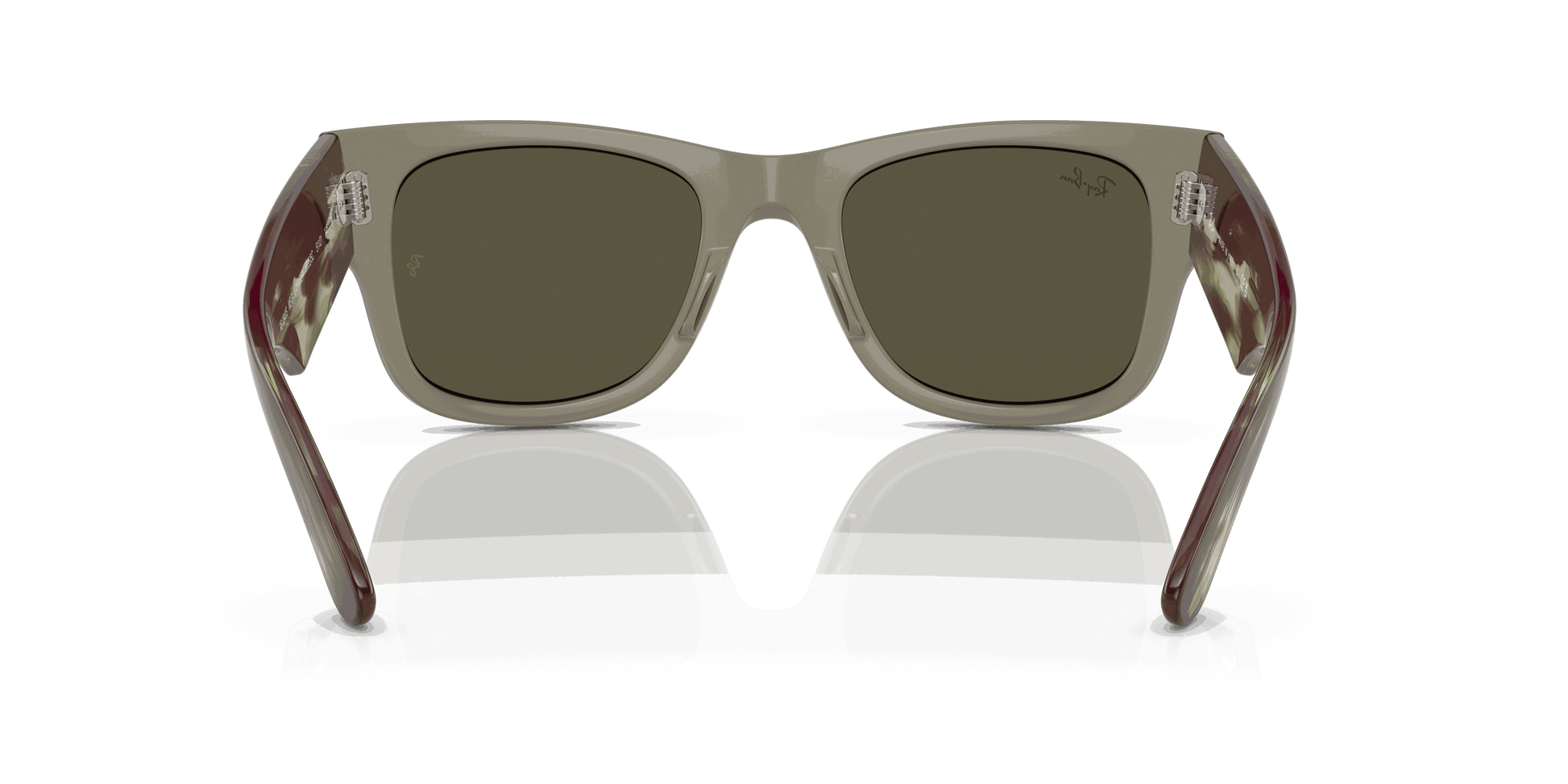 [Silver Lenses, Polished Transparent Green Frame]