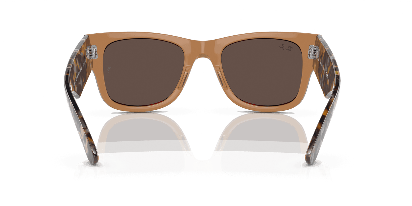 [Gold Lenses, Polished Transparent Brown Frame]