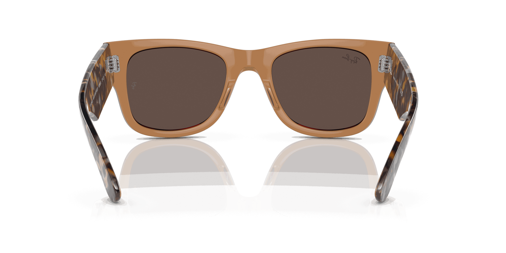 [Gold Lenses, Polished Transparent Brown Frame]