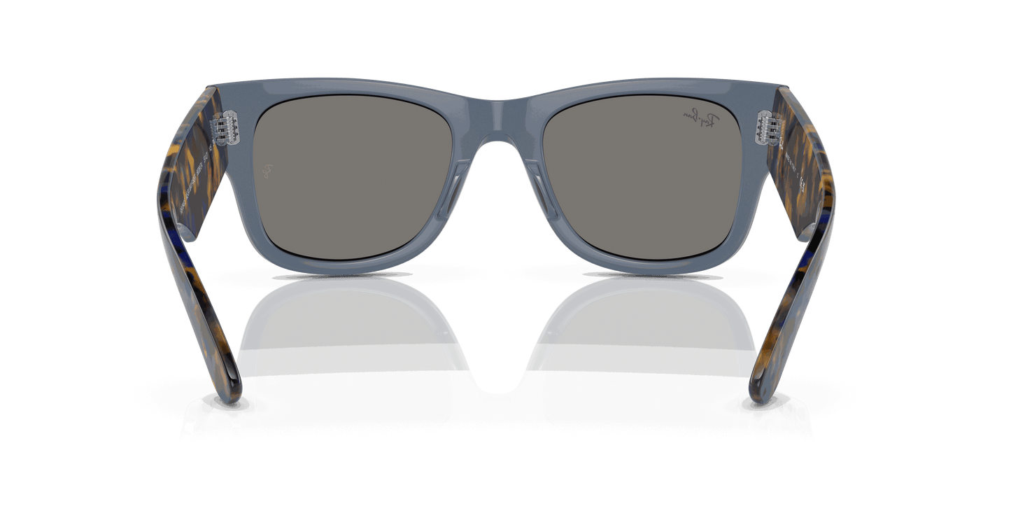 [Blue Lenses, Polished Transparent Dark Blue Frame]