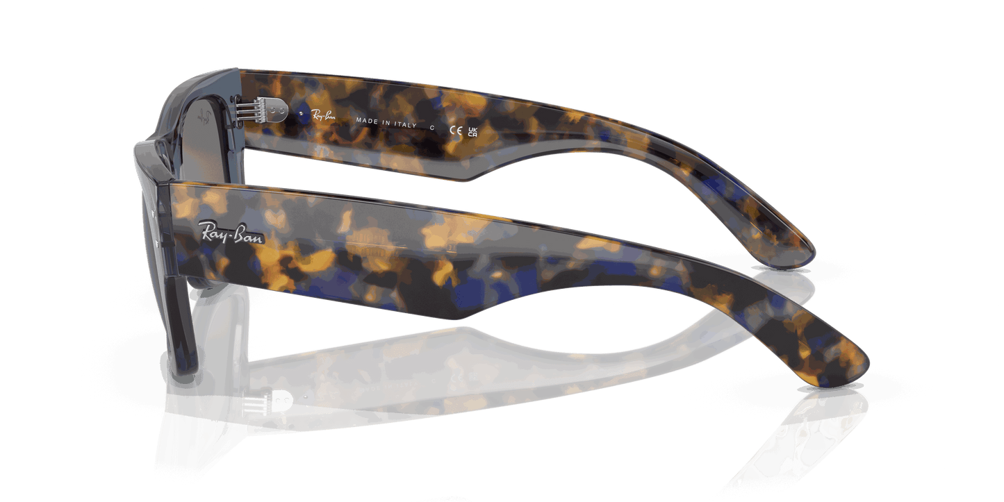 [Blue Lenses, Polished Transparent Dark Blue Frame]