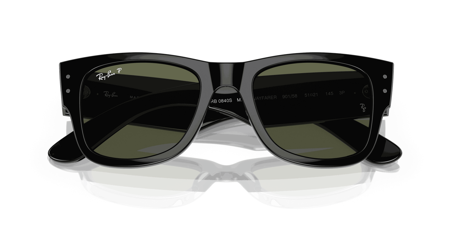 [Green Lenses, Polished Black Frame]
