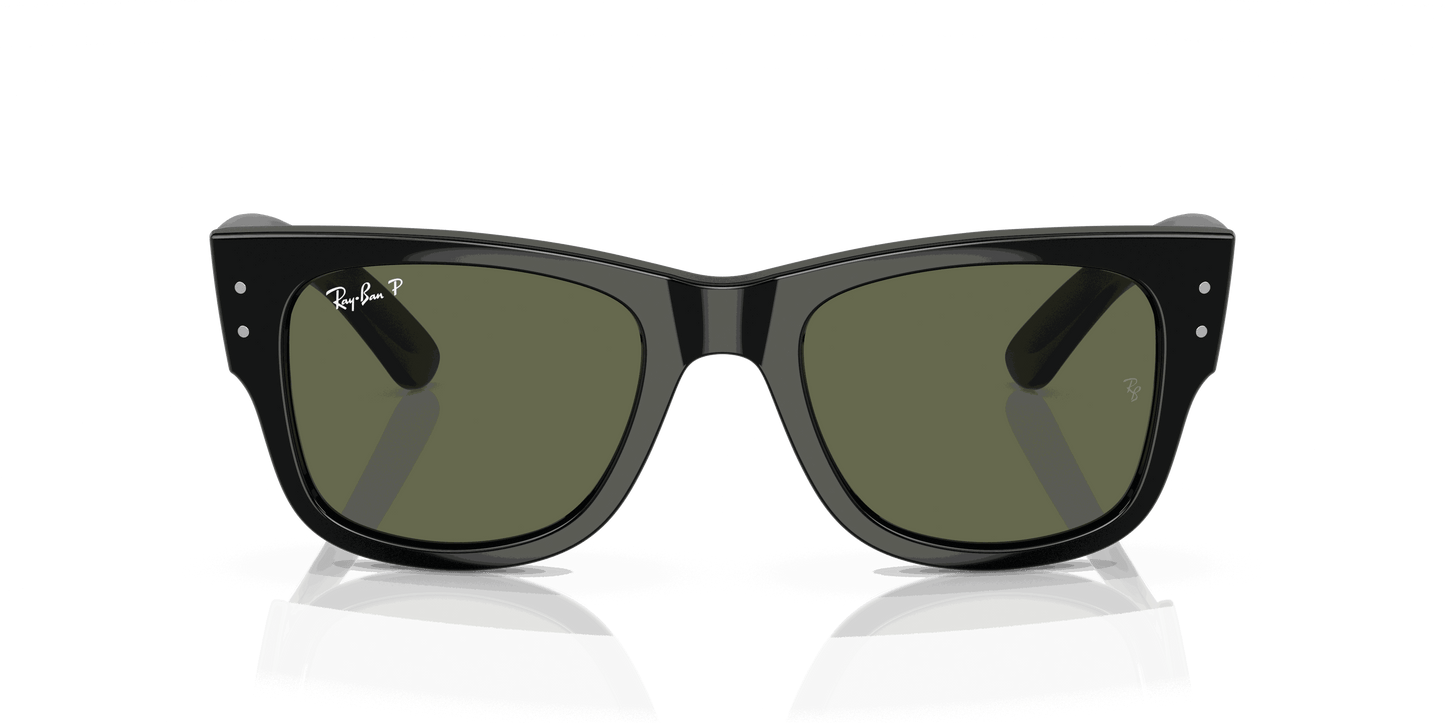 [Green Lenses, Polished Black Frame]