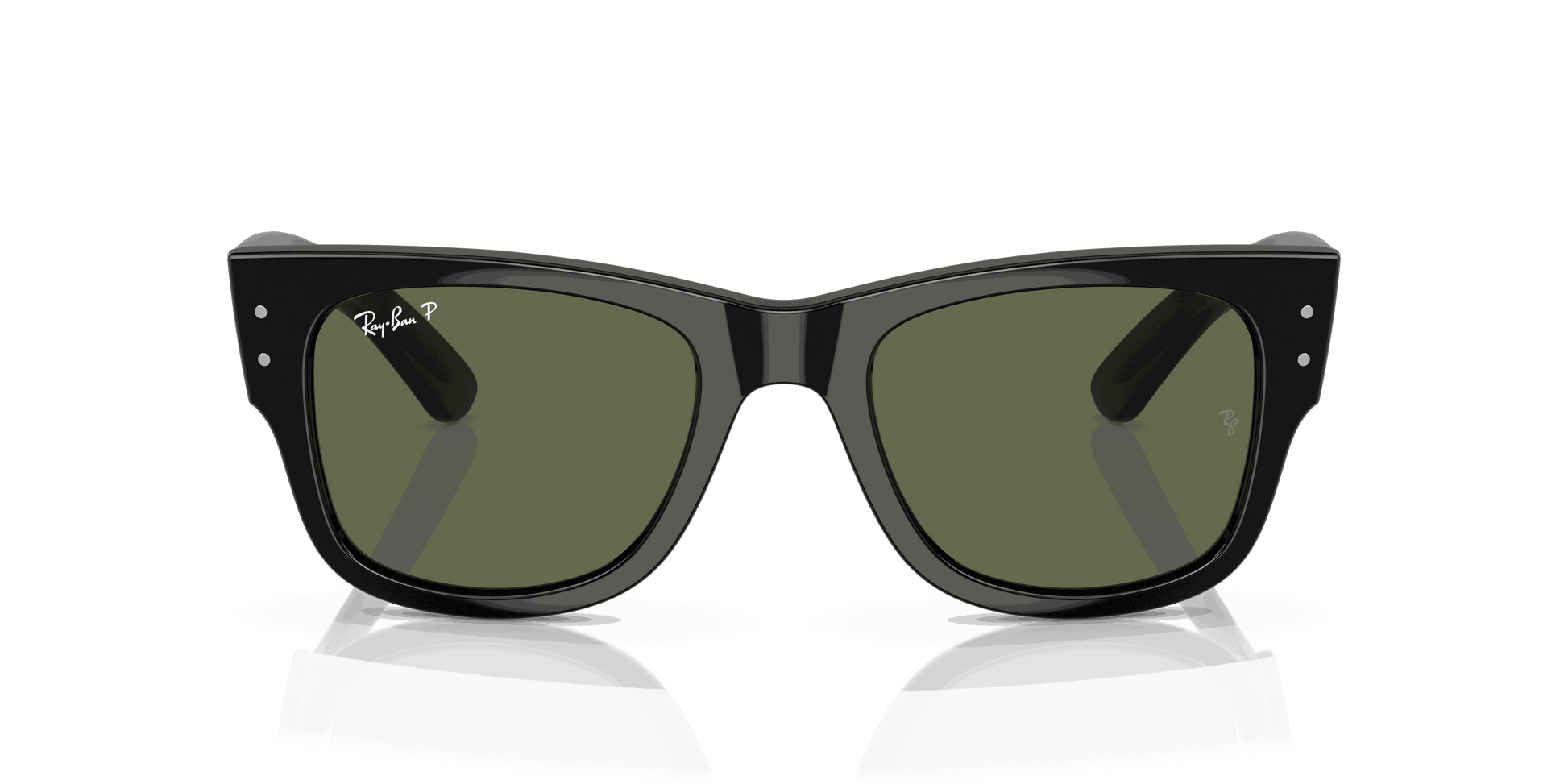 [Green Lenses, Polished Black Frame]