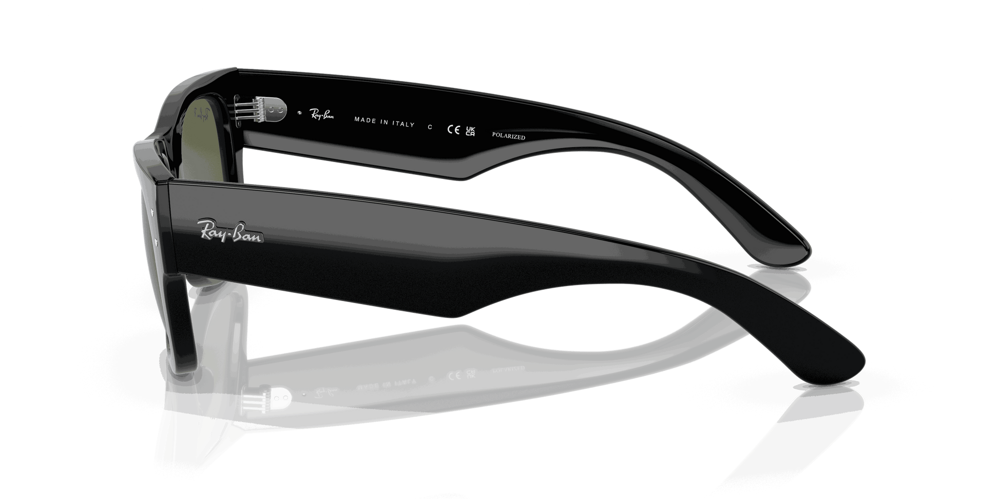 [Green Lenses, Polished Black Frame]