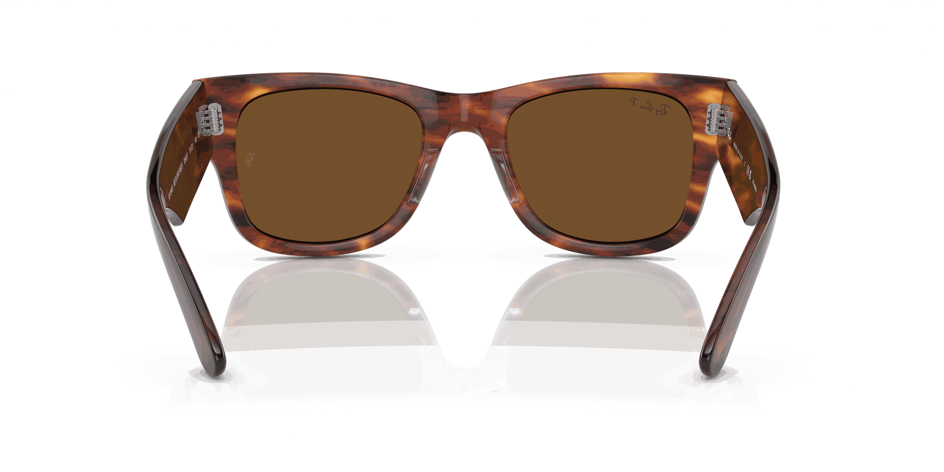 [Brown Lenses, Polished Striped Havana Frame]