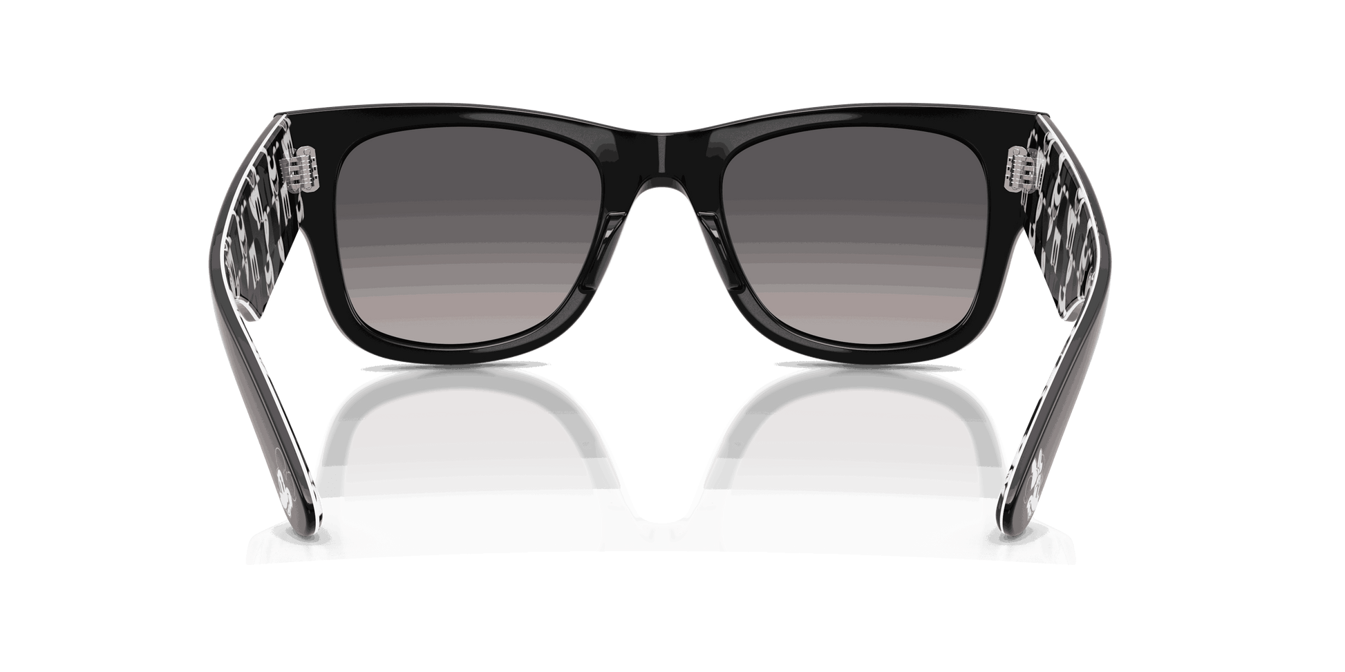 [Grey Gradient Polar Lenses, Polished Black Frame]