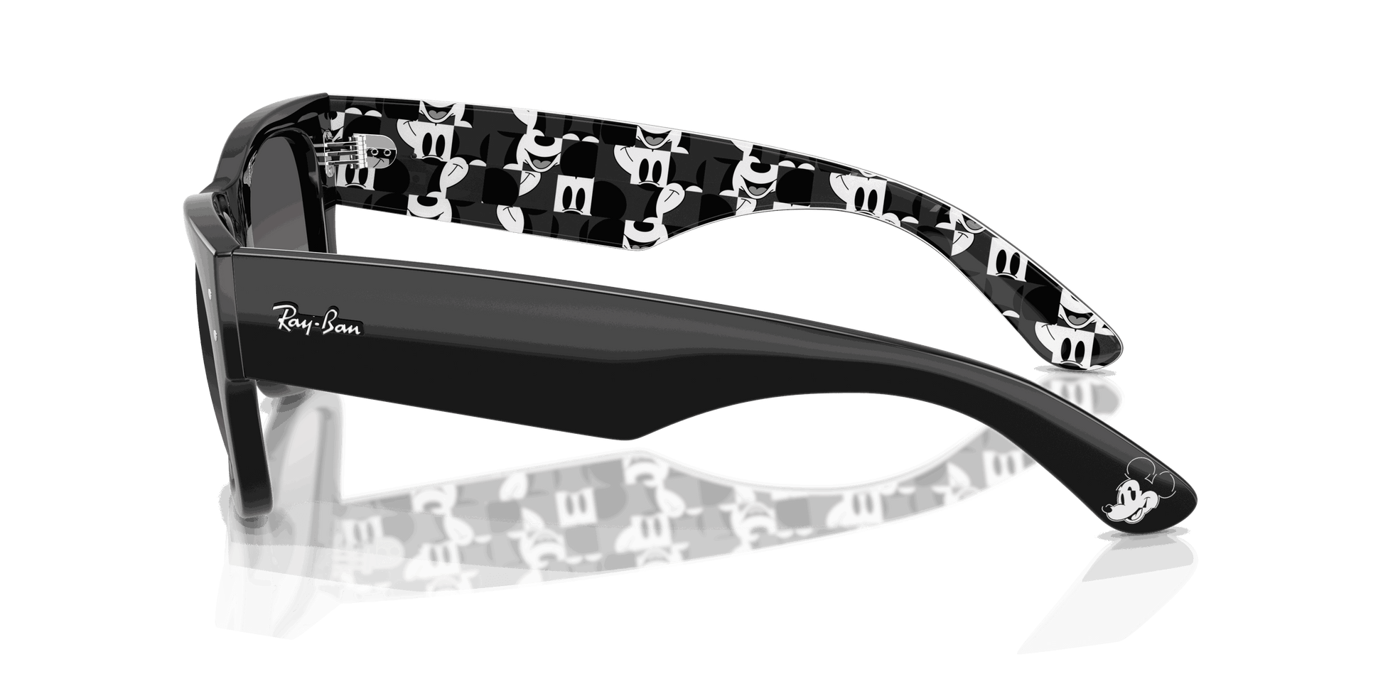 [Grey Gradient Polar Lenses, Polished Black Frame]