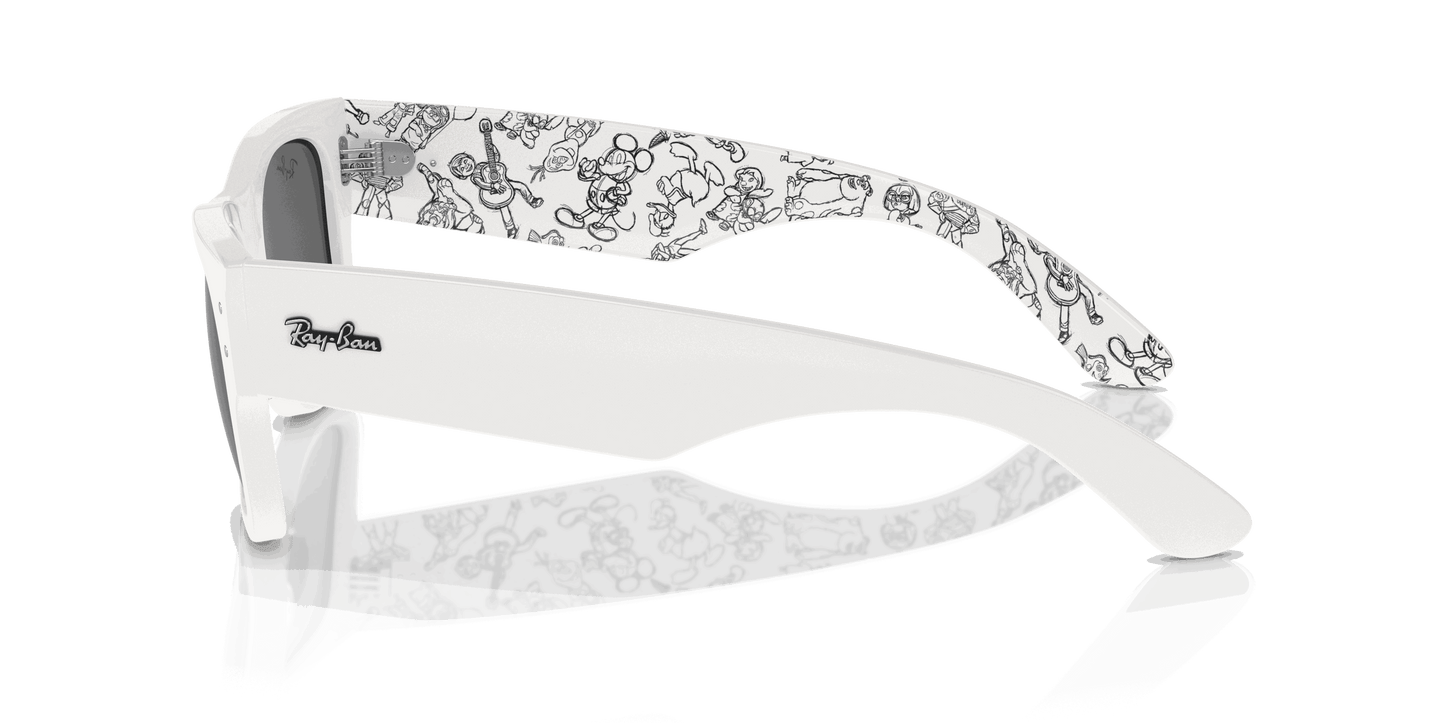 [Dark Grey Lenses, Polished White Frame]