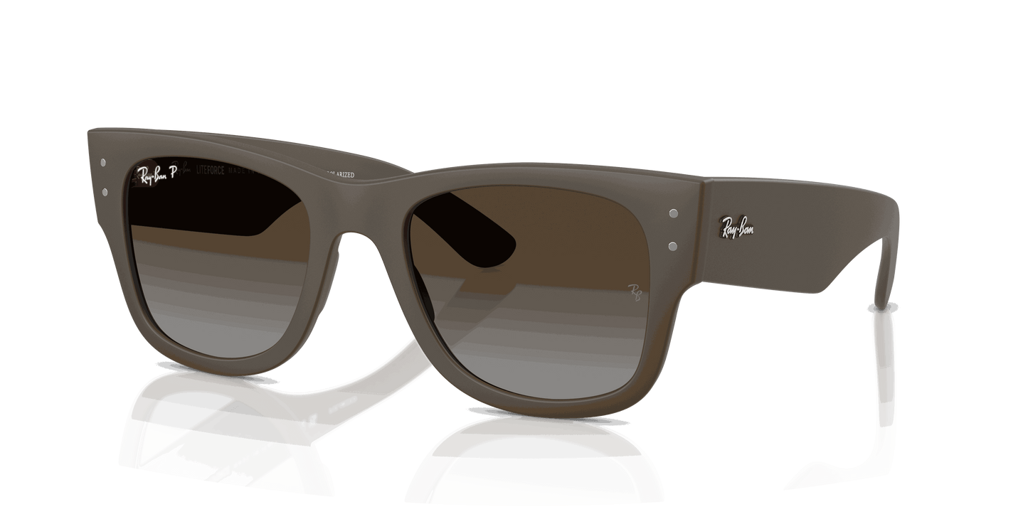 [Polar Brown Gradient Lenses, Matte Sand Brown Frame]