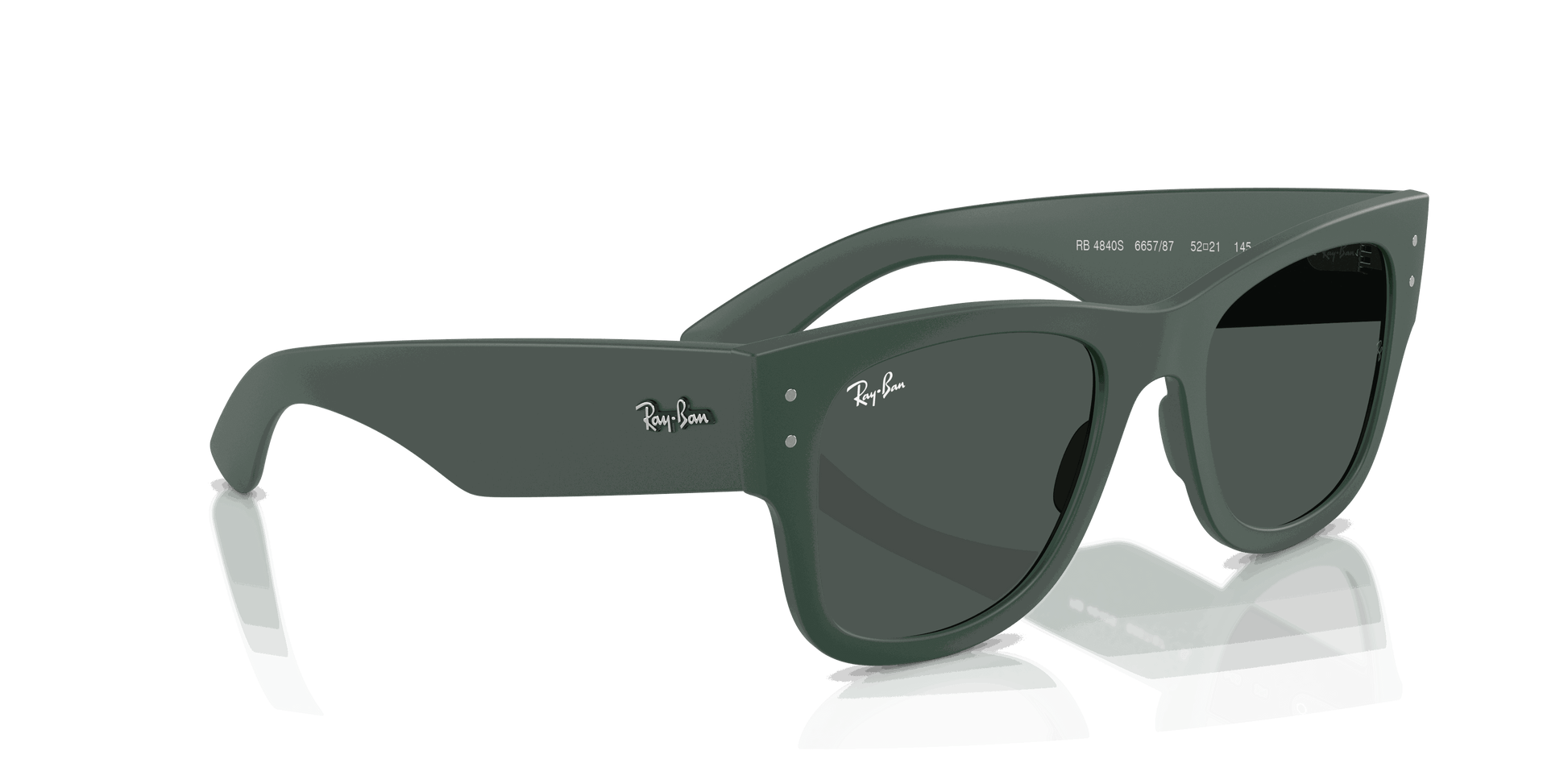 [Dark Grey Lenses, Matte Sand Green Frame]