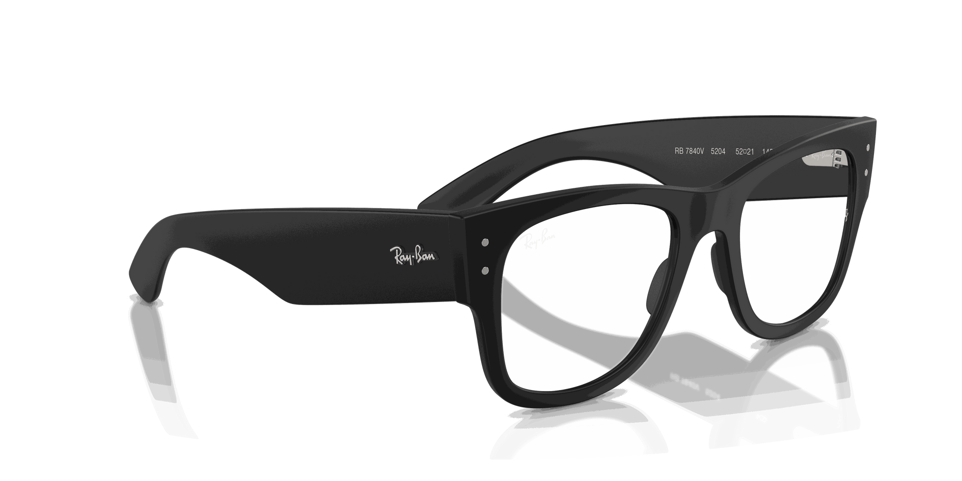 [Clear Lenses, Matte Sand Black Frame]