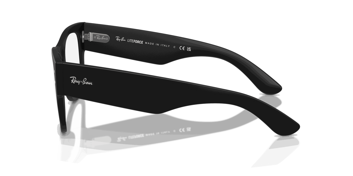 [Clear Lenses, Matte Sand Black Frame]