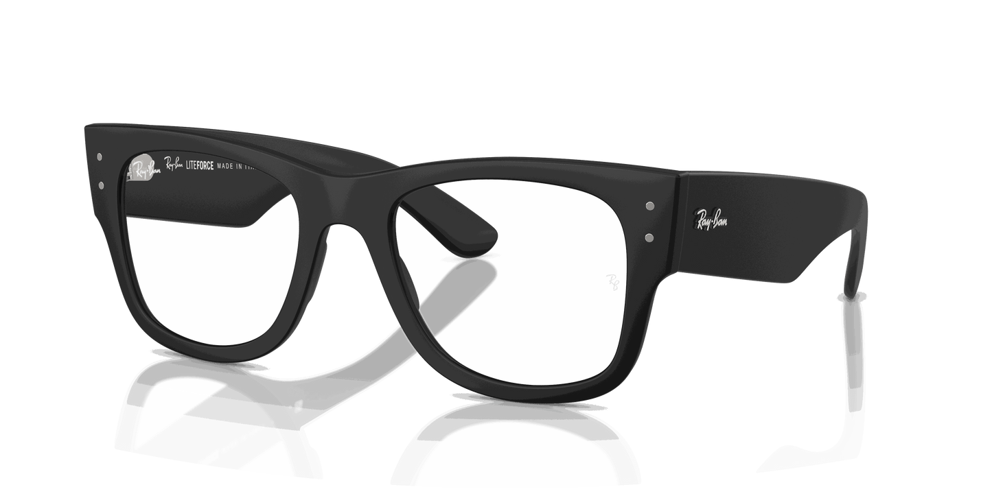 [Clear Lenses, Matte Sand Black Frame]