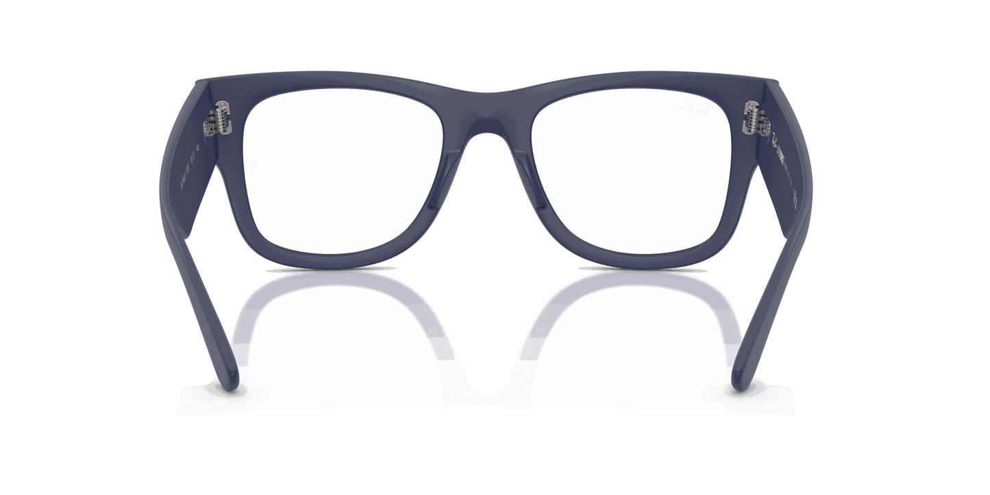 [Clear Lenses, Matte Sand Blue Frame]